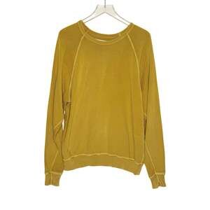 The Great. Slouch Sweatshirt S Mustard Yellow Vintage Inspired Casual Comfort